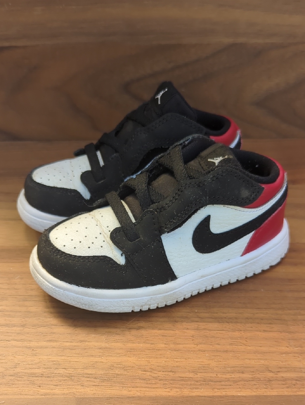 Nike Air Jordan 1 Low ALT Black Toe Kids Sneakers